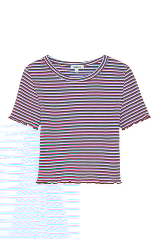 T-shirt Branco e vermelho