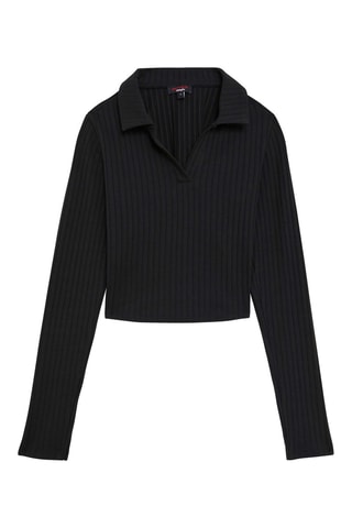 Crop Top 
Zwart