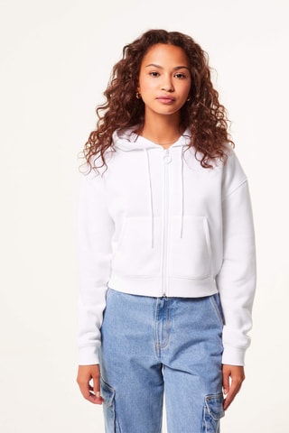 Sweater met Capuchon Wit