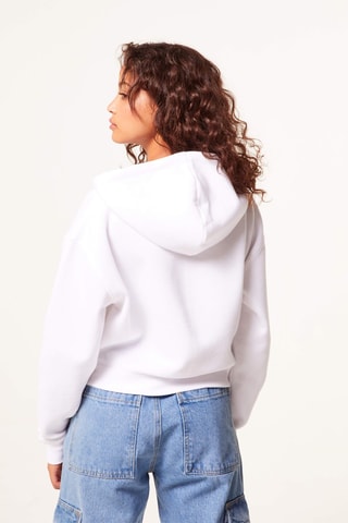 Sweater met Capuchon Wit