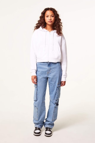 Sweater met Capuchon Wit