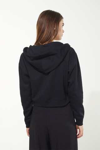 Sweater met Capuchon - Zwart