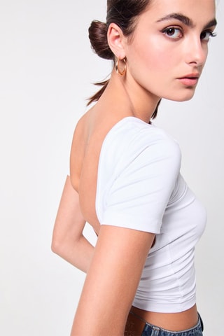 Crop top - Wit