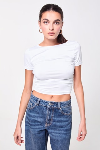 Crop top - Wit