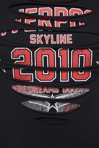 T-shirt 
Zwart