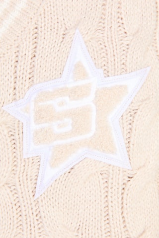 Camisola curta sem mangas - Creme