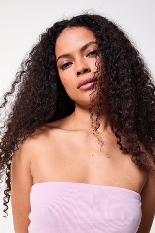 Strapless Top - Poederroze