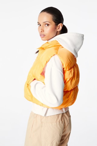 Mouwloze Bodywarmer Mosterdgeel