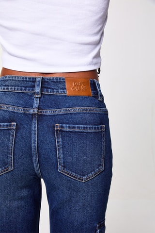 Jeans Flare Cut - Donkerblauw