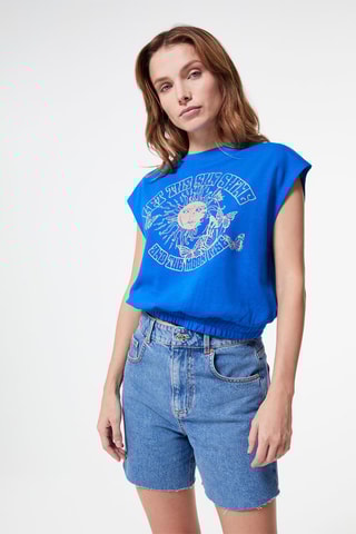 Sweater Felblauw