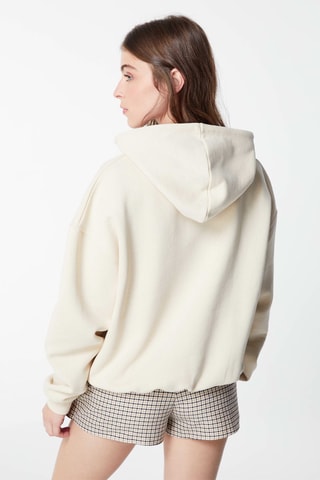 Sweater met Capuchon 
Beige