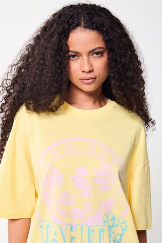Oversized Top - Geel