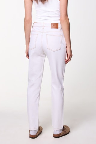 Rechte Jeans 
Wit