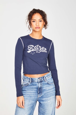 T-shirt 
Blauw