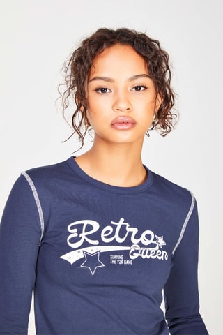 T-shirt 
Blauw