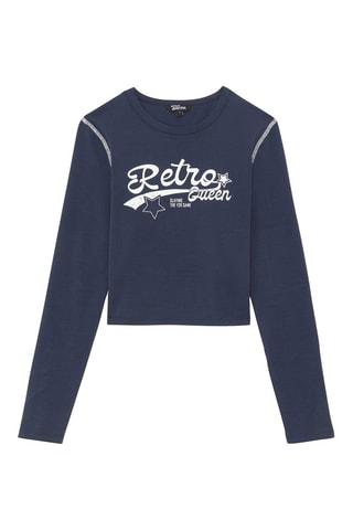 T-shirt 
Blauw