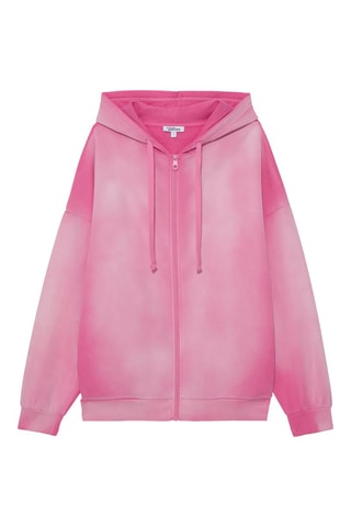 Sweater Dip and Dye - Roze en Wit