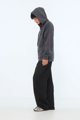 Sweater met Capuchon - Donkergrijs