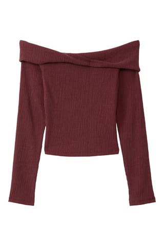 Korte Top - Bordeauxrood