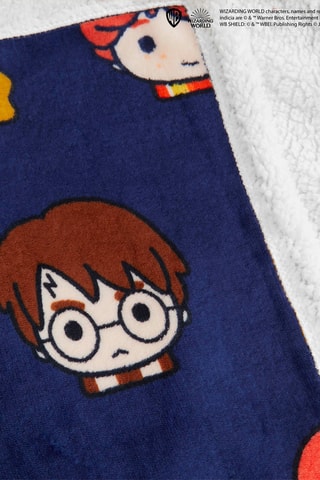 Plaid Harry Potter Marineblauw