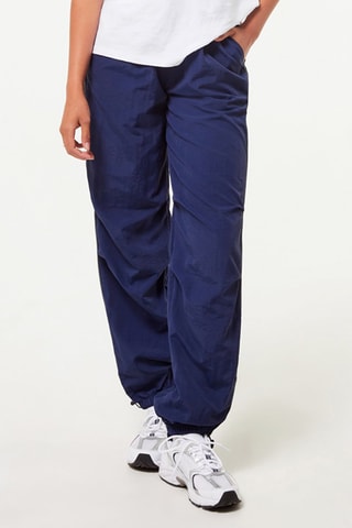 Wijde Joggingbroek Hoge Taille - Marineblauw