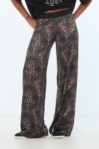 Soepelvallende Broek - Grijs