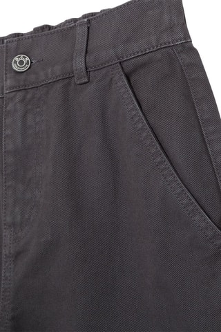 Cargobroek Hoge Taille - Donkergrijs