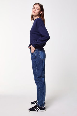 Jeans mom fit - Blauw