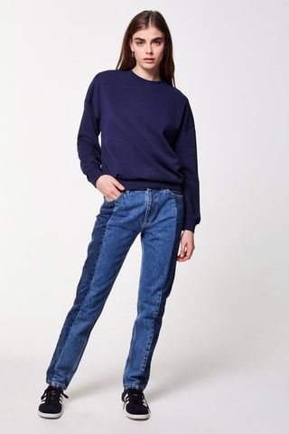Jeans mom fit - Blauw