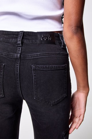 Jeans Flare Cut - Zwart