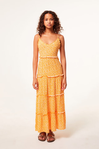 Vestido comprido Laranja