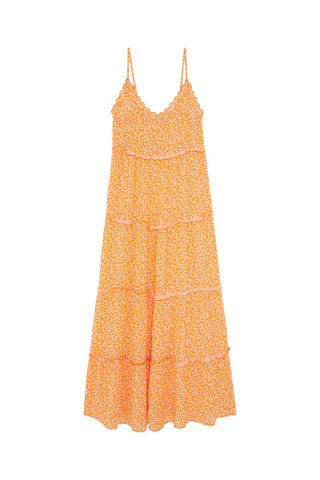 Vestido comprido Laranja