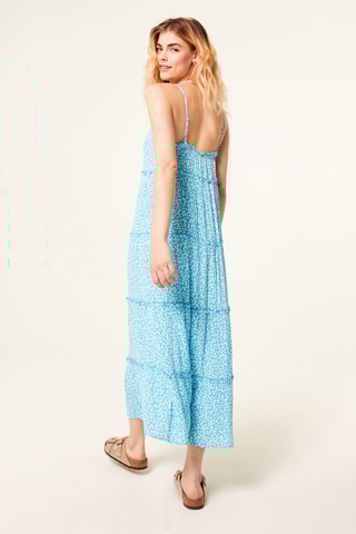 Vestido comprido Turquesa