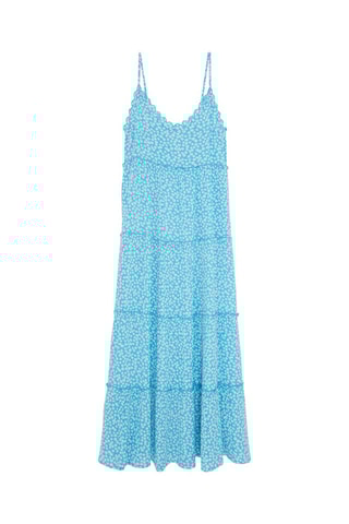 Vestido comprido Turquesa