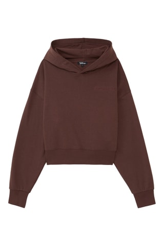 Sweater met Capuchon - Donkerbruin
