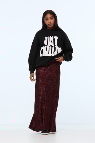 Sweater met Capuchon - Zwart