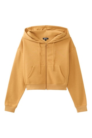 Sweater met Capuchon - Donkergeel 