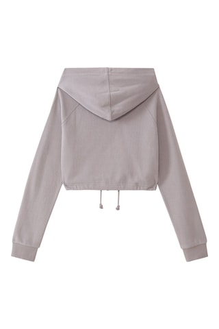 Sweater met Capuchon - Grijs