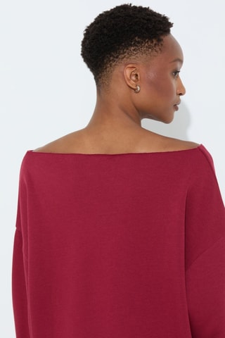 Oversized sweater - Rood