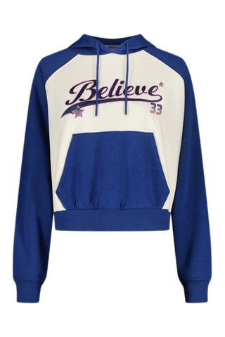 Sweater met capuchon - Blauw