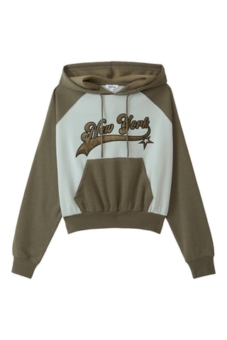 Sweater met capuchon - Groen