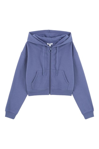 Sweater met capuchon - Blauw