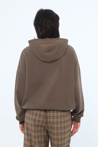 Sweater met capuchon - Bruin