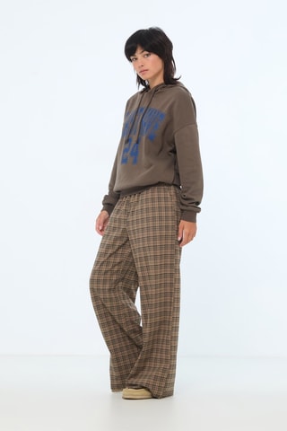 Sweater met capuchon - Bruin