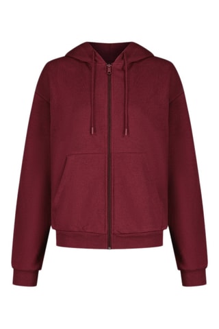 Sweater met capuchon - Bordeauxrood