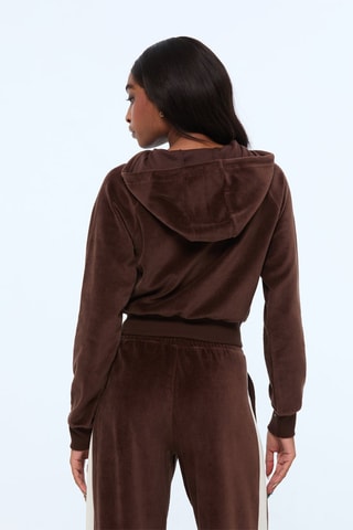 Sweater met capuchon - Bruin