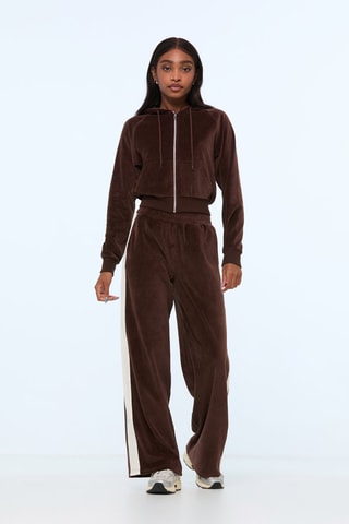 Sweater met capuchon - Bruin