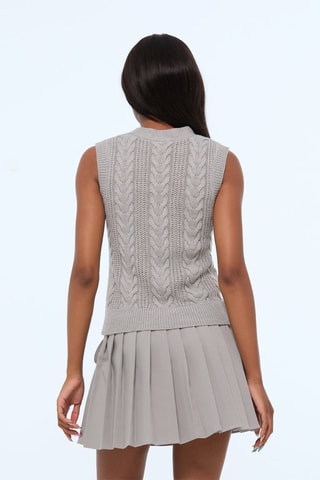Mouwloos vest- Grijs