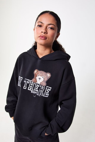 Oversized sweater - Zwart
