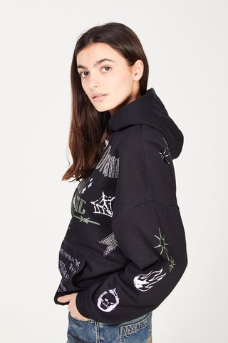 Sweater met Capuchon - Zwart